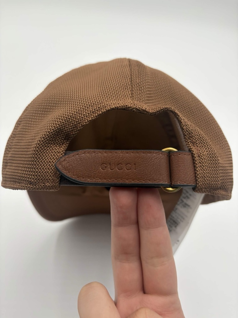 Gucci Brown/Tan GG Canvas Baseball Cap - Picture 2 of 4